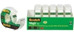 Magic Tape, 6 Rolls, Numerous Applications, Invisible, Engineered for Repairing,