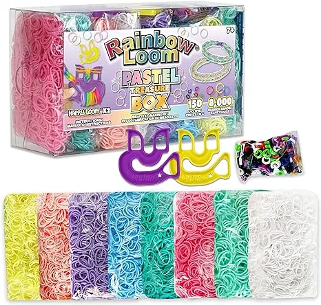 Rainbow Loom Pastel Treasure Box