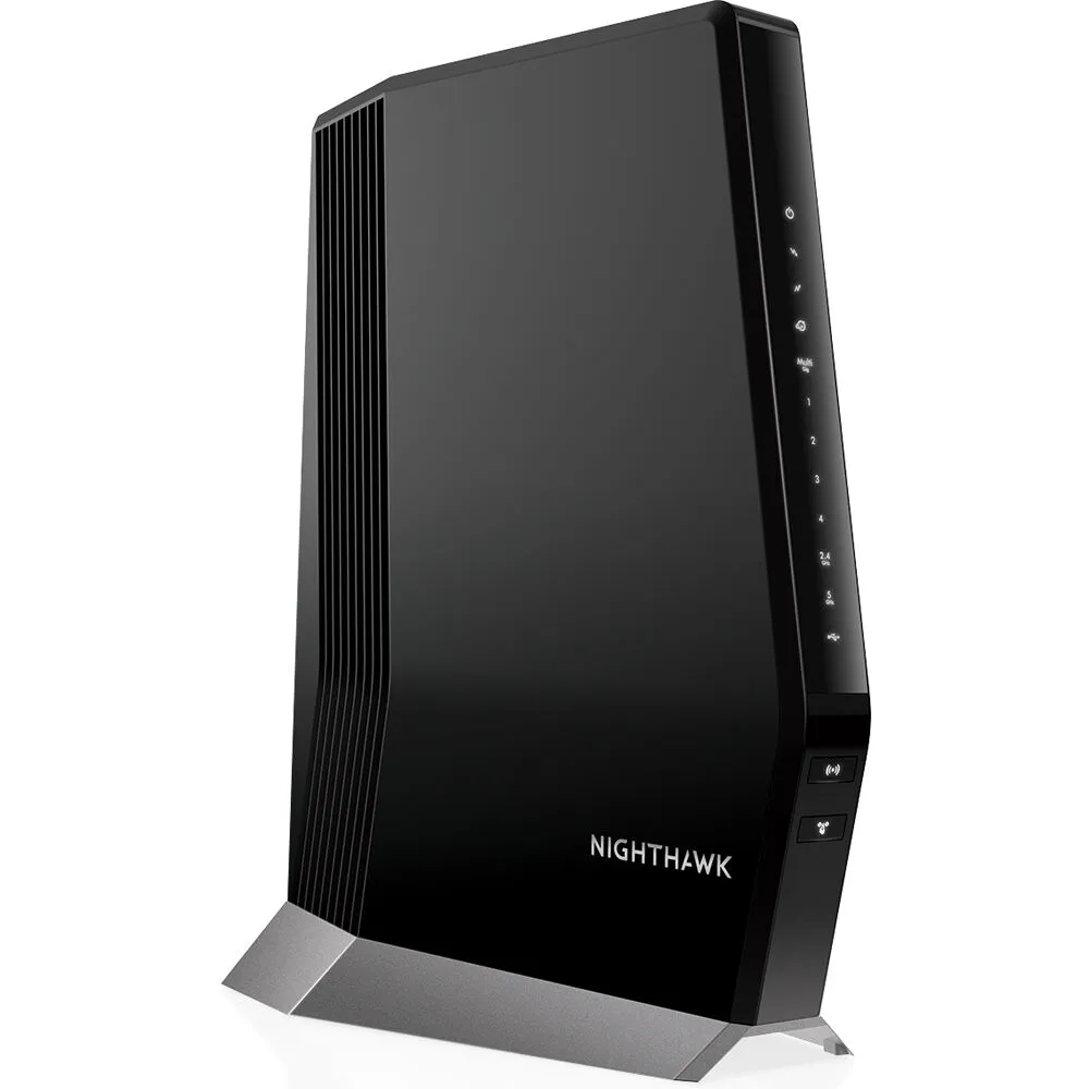 Netgear - Nighthawk AX6000 Wi-Fi 6 Router with DOCIS 3.1 Cable Modem - Black