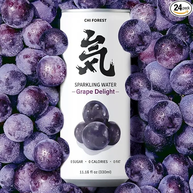 Genki Forest Grape Delight Sparkling Water