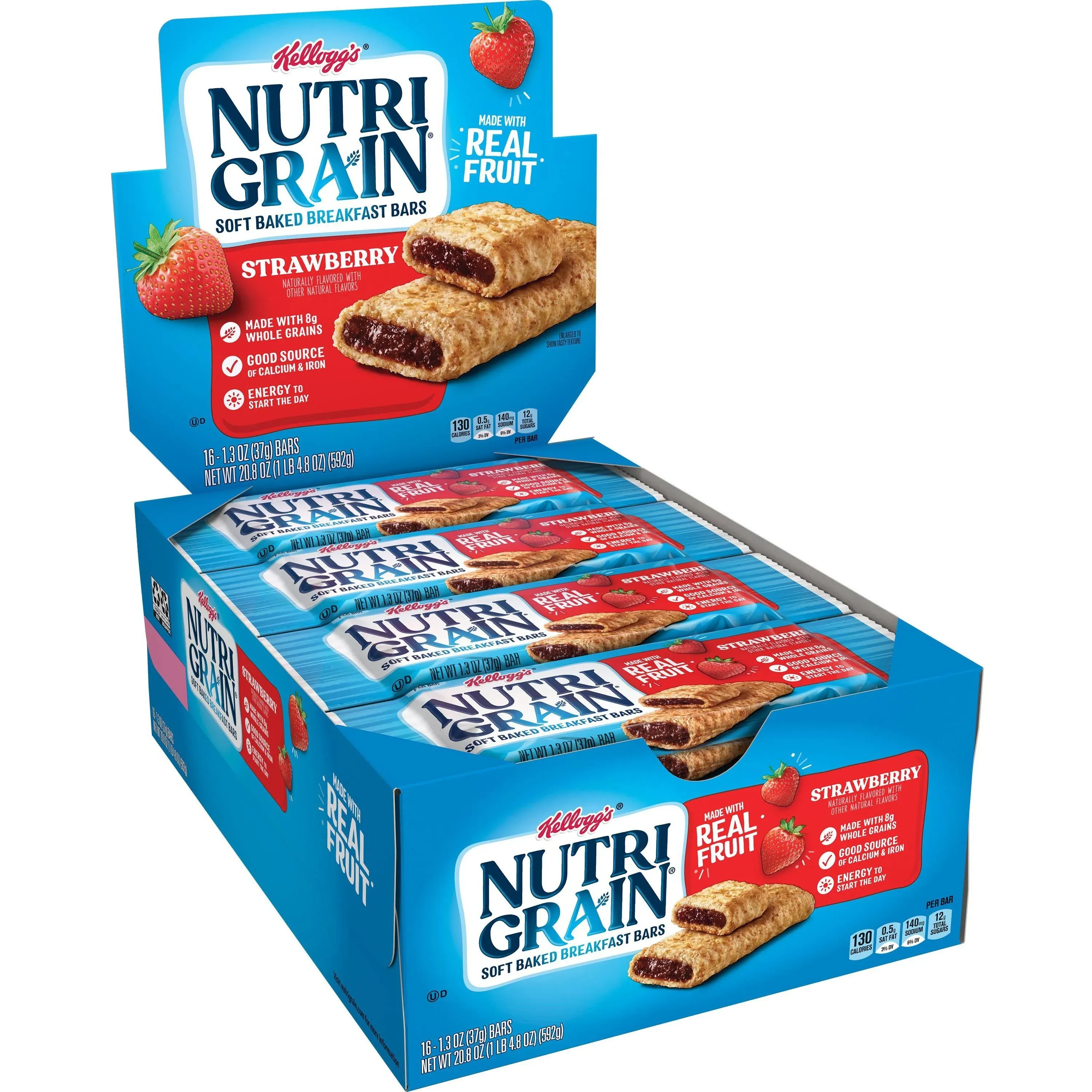 Kellogg's Nutri-Grain Soft Baked Breakfast Bars Strawberry