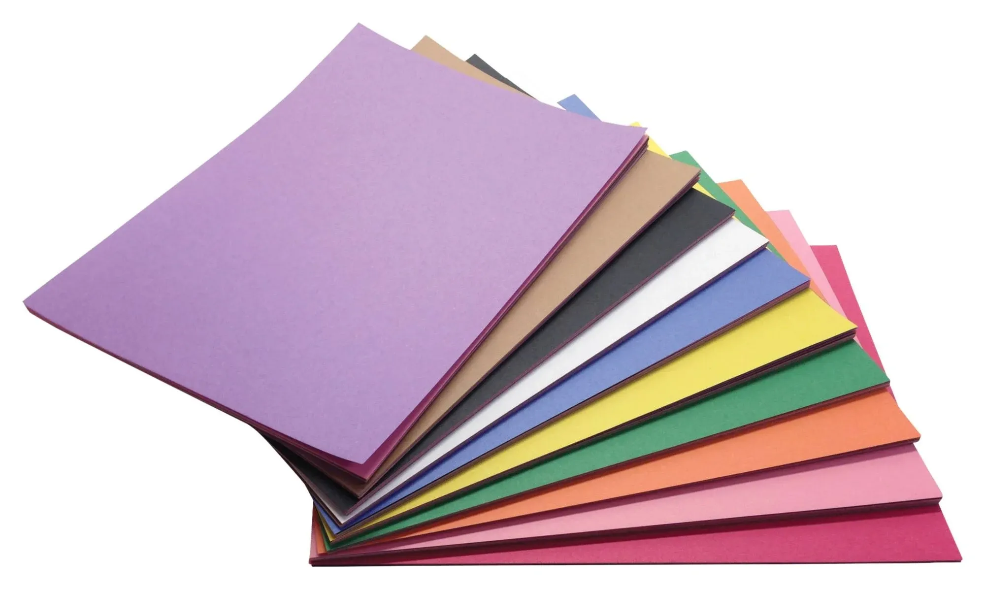 Childcraft Construction Paper 9 x 12 Inches Assorted Colors 500 Sheets - 1465886