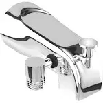 Raeflow Tub Spout with Diverter Chrome, Fits Threaded 1/2" or 3/4" Ips, Bathtub Faucet with Shower Water Diverter