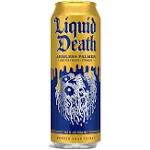 Liquid Death Iced Black Tea - Armless Palmer 19.2 oz King Size Cans