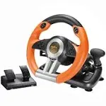 PXN PC Racing Wheel, V3II 180 Degree Universal Usb Car Sim Race Steering Wheel With Pedals For PS3,PS4,Xbox One,Xbox Series X/S,Switch