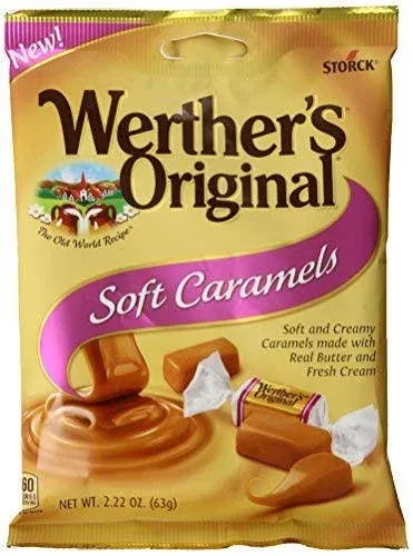 Werther's Original Soft Caramels, 2.22 Ounce (Pack of 12) by Werther's 