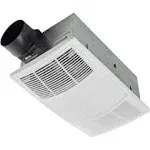 Broan-NuTone BHFLED80 PowerHeat Bathroom Exhaust Fan, Heater, and LED Light Combination, 80 CFM