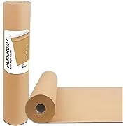 PerkHomy Brown Kraft Paper Roll 17.5" x 1,200" (100') for Gift Wrapping Bulletin Board Bouquet Flower Kids Wall Art Craft Packing Moving Shipping