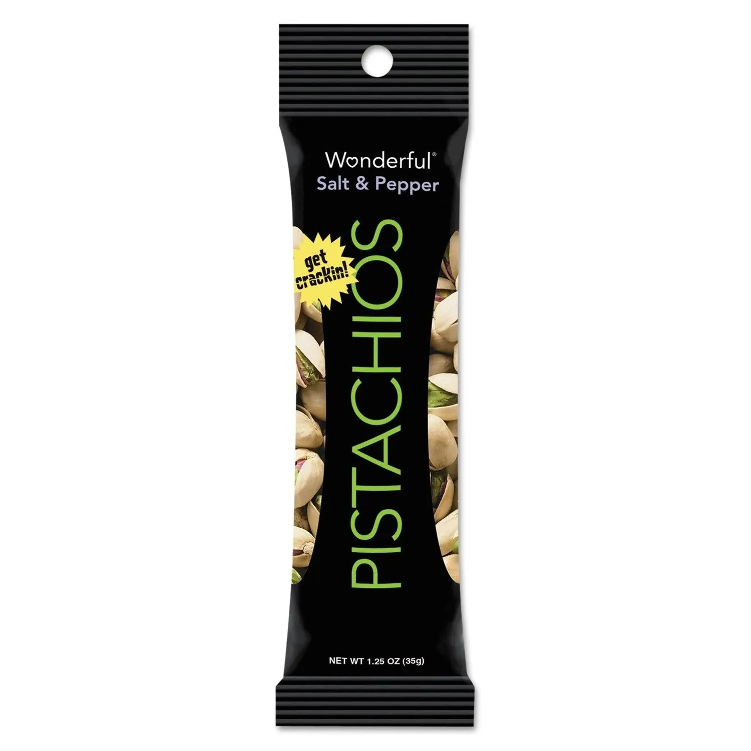 Wonderful Pistachios, Salt & Pepper - 12 pack, 1.25 oz bags