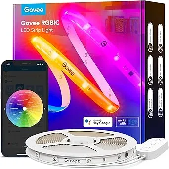 Govee RGBIC LED Strip Lights WiFi LED Lights Work with Alexa and Google Assistant