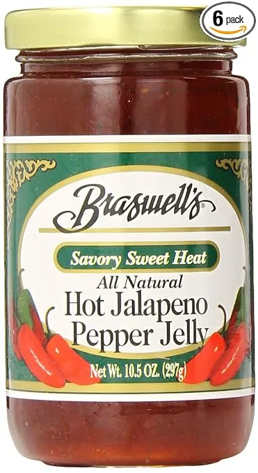 Braswell Pepper Jelly, Jalapeno, 10.5 Ounce (Pack of 6)