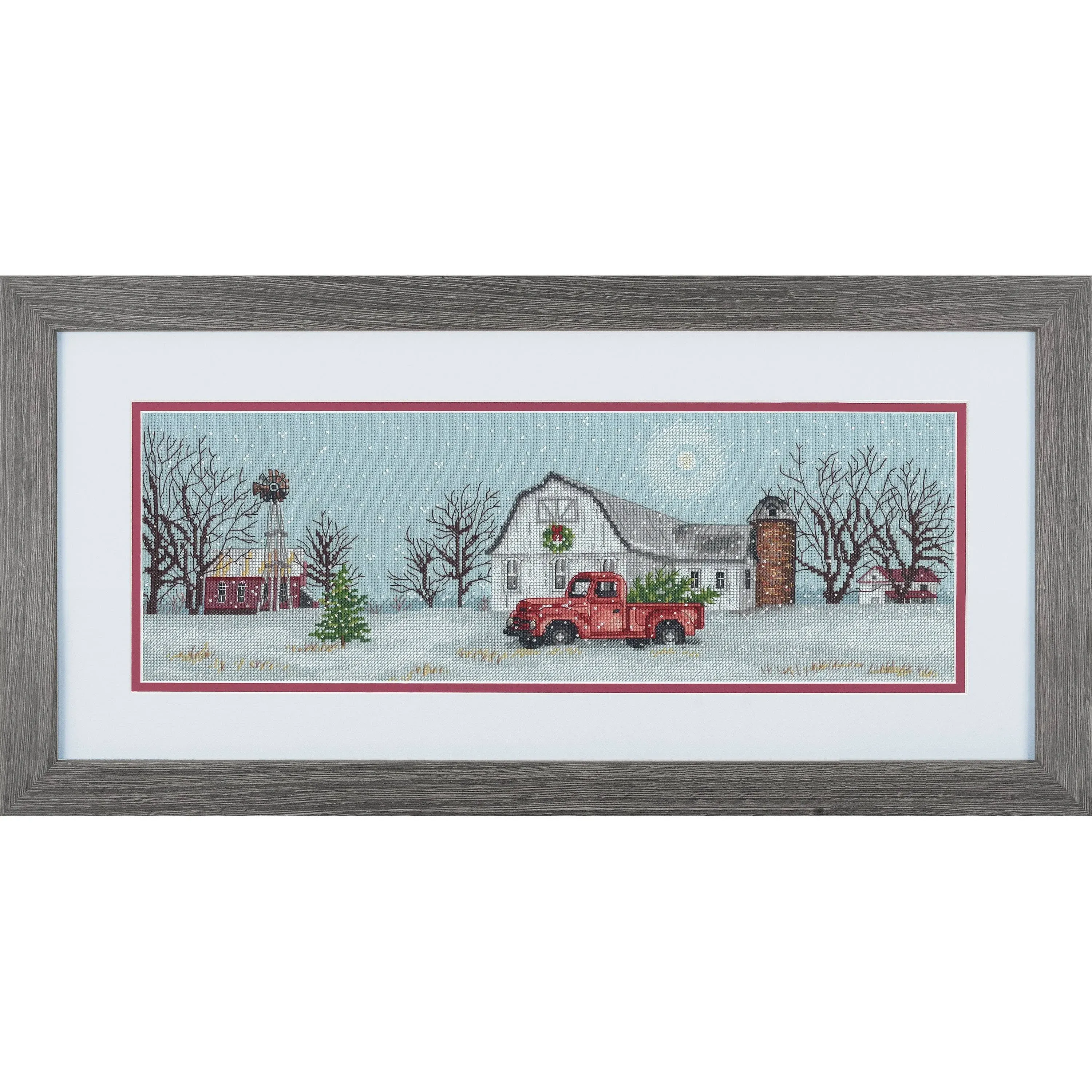 Dimensions Winter Farm Counted Cross Stitch Kit