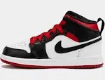 Air Jordan 1 Retro Mid Gym Red Preschool Lifestyle Shoe - Black/Red