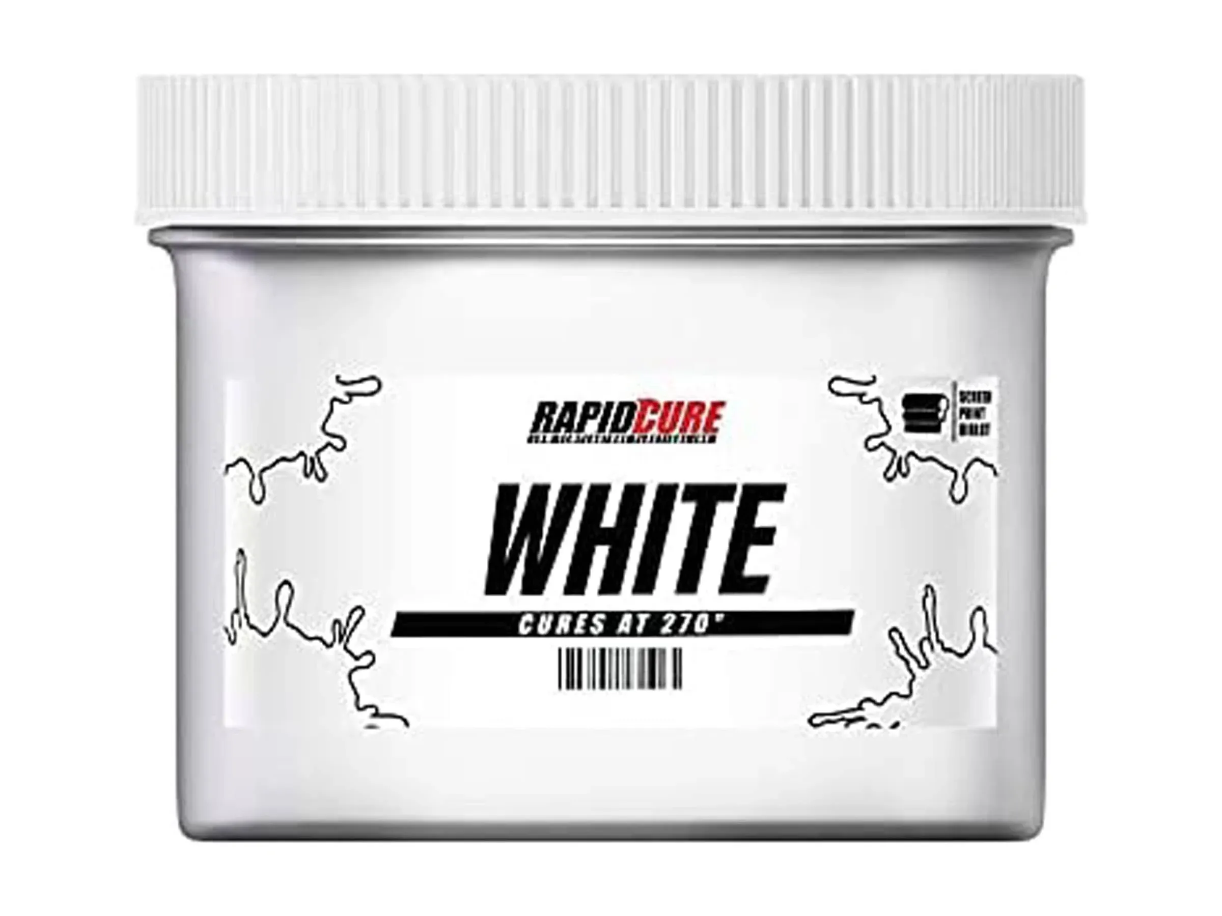 Rapid Cure White Screen Printing Plastisol Ink