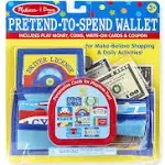 Pretend Play-Pretend To Spend Wallet (45 Pieces) (Ages 3+)