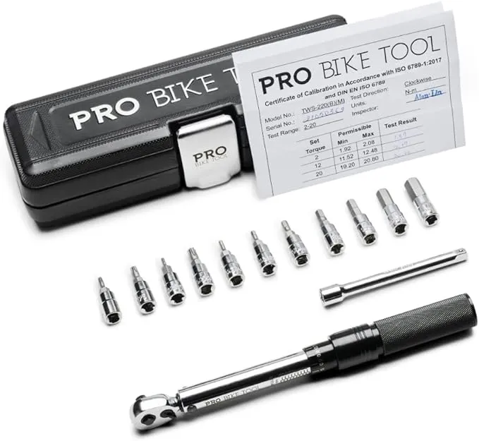 Professional 1/4 Torque Wrench Set for Precision Bike Maintenance - Dual Dire...