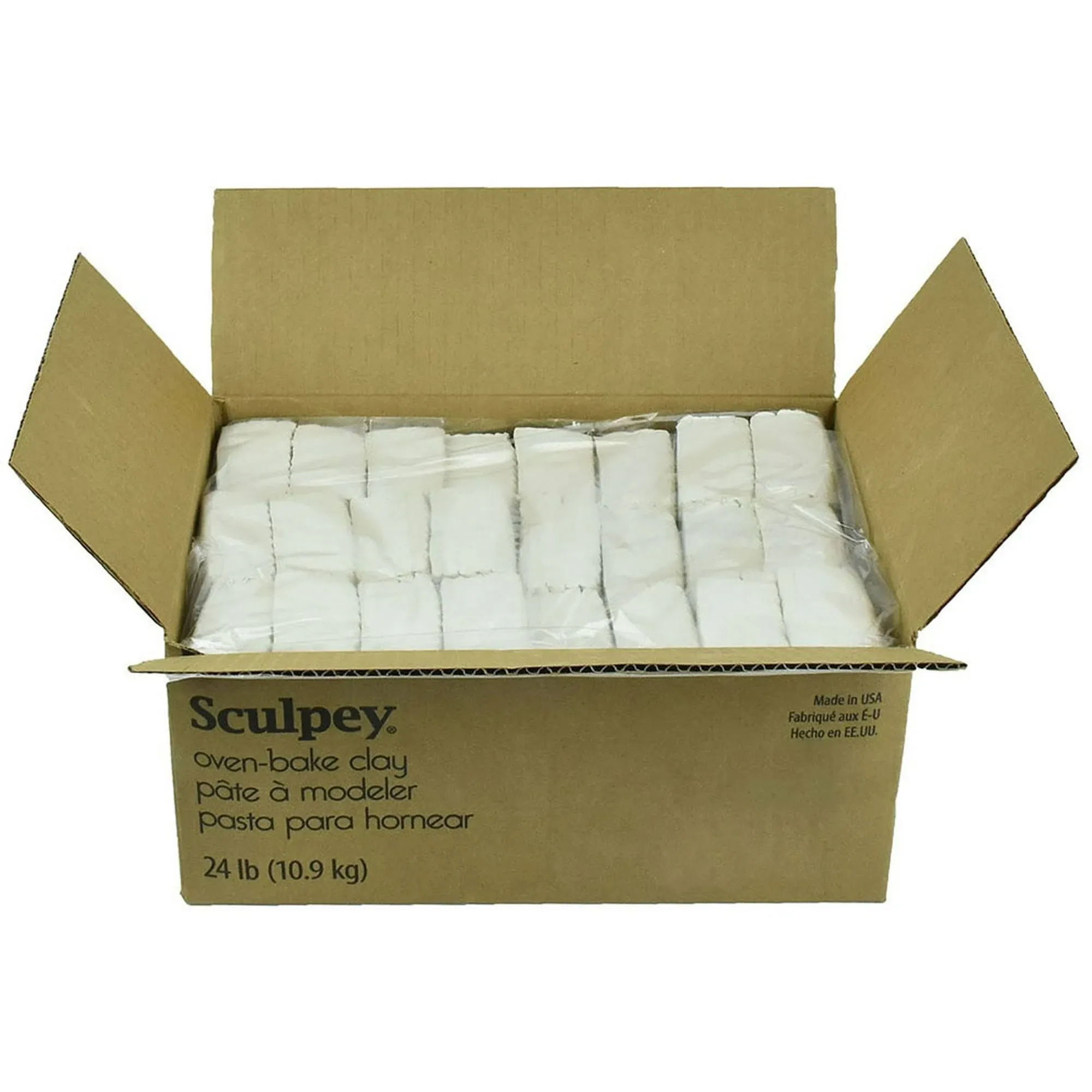 Sculpey Original Polymer Clay 24Lbs-White