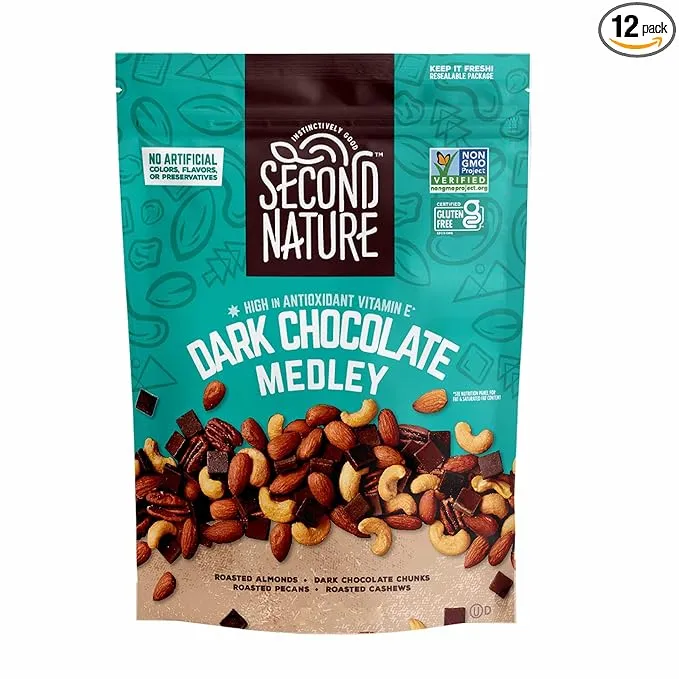 Second Nature Dark Chocolate Medley, 4.5 Ounces, 12 per Case