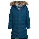 Lands' End Girls' Fleece-Lined Down Alternative ThermoPlume Coat