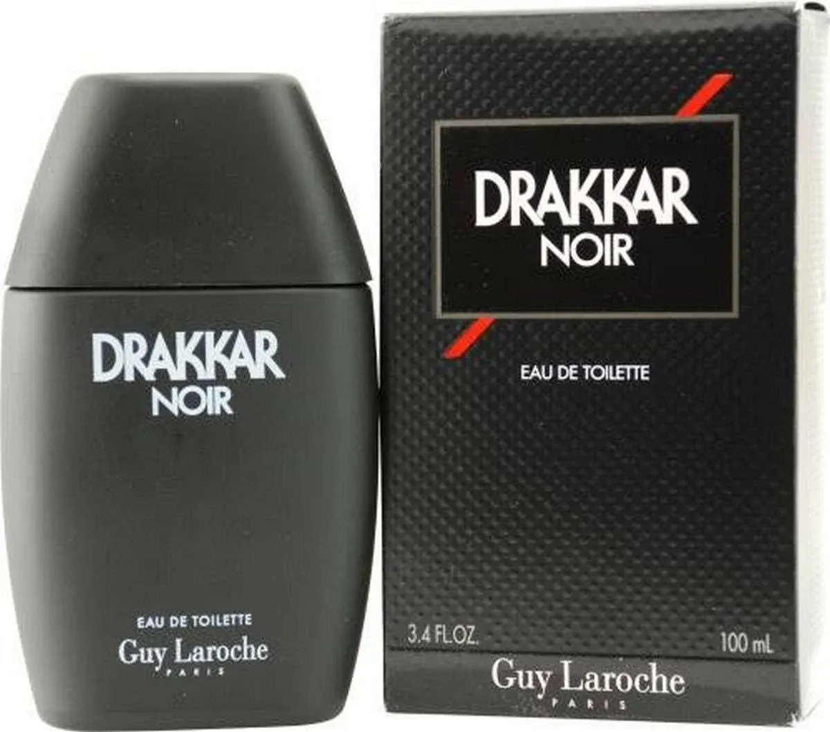 Guy Laroche Drakkar Noir, Iconic Designer Fragrance, Intense & Powerful Eau de Toilette, Fougere Blend & Aromatic Spices, Long Lasting Mens Cologne, Day and Evening Scent