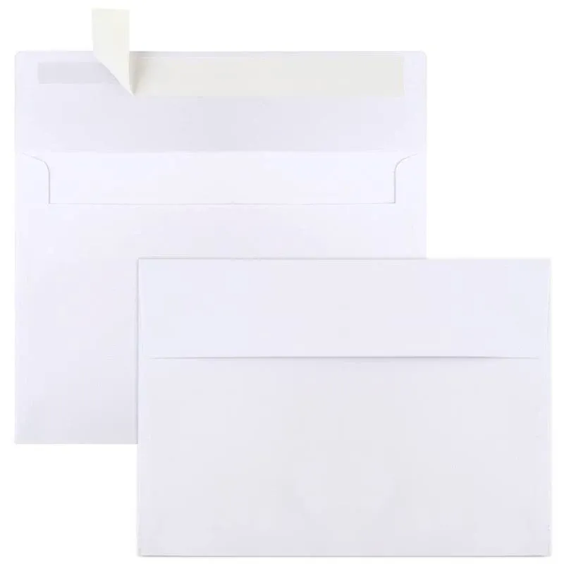 💌 White Envelopes 💌 50 Pack 5x7 A7