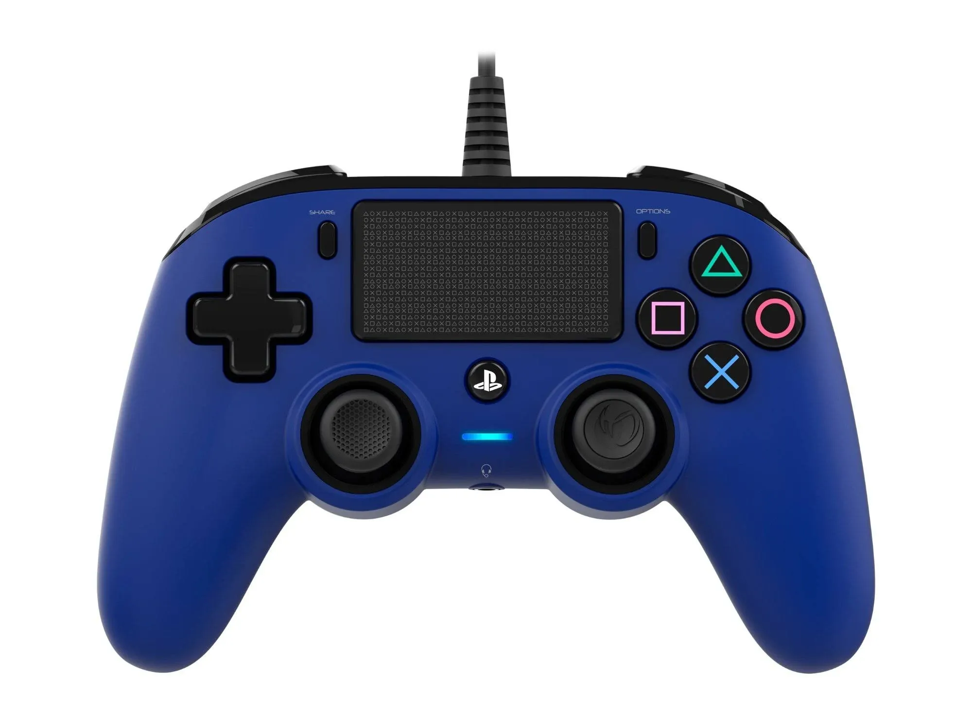 Nacon Compact Wired Controller (Blue) PS4