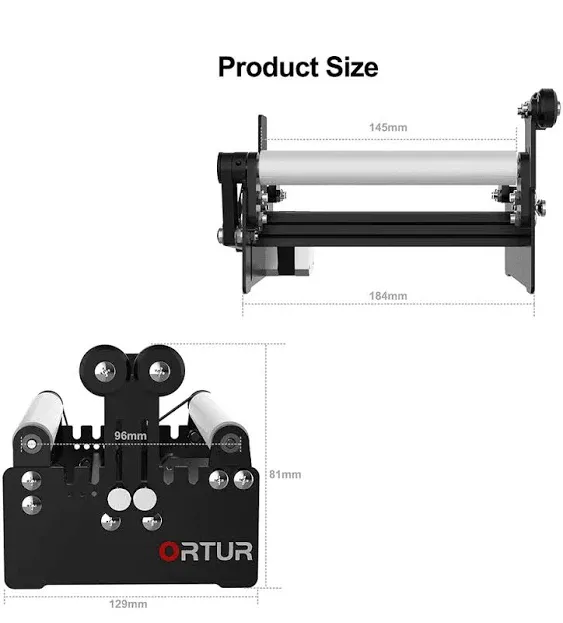 Automatic Engraver Y-axis Rotary Roller Engraving Module for Ortur Laser Master