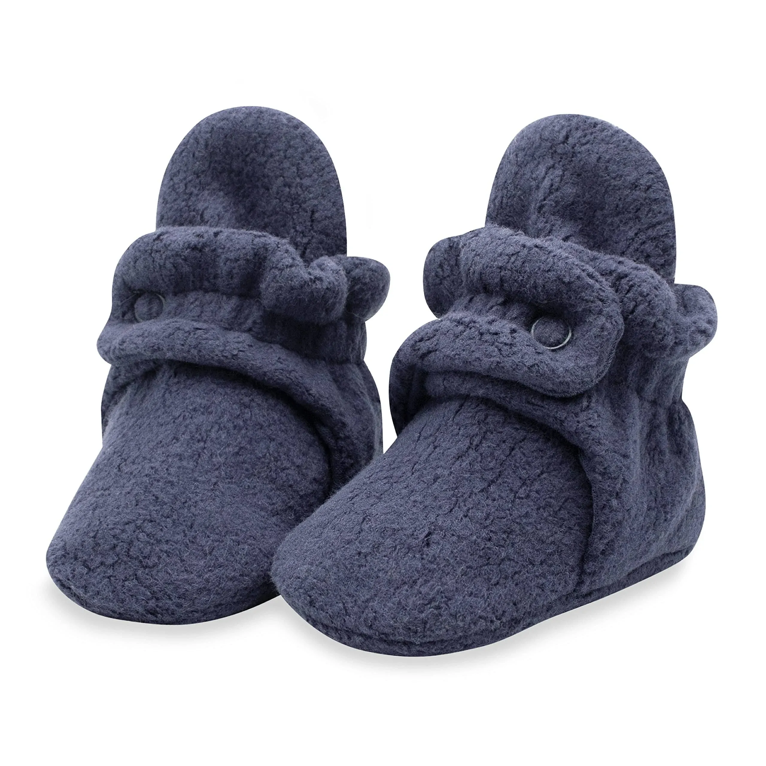 Zutano Cozie Booties Navy 6 months