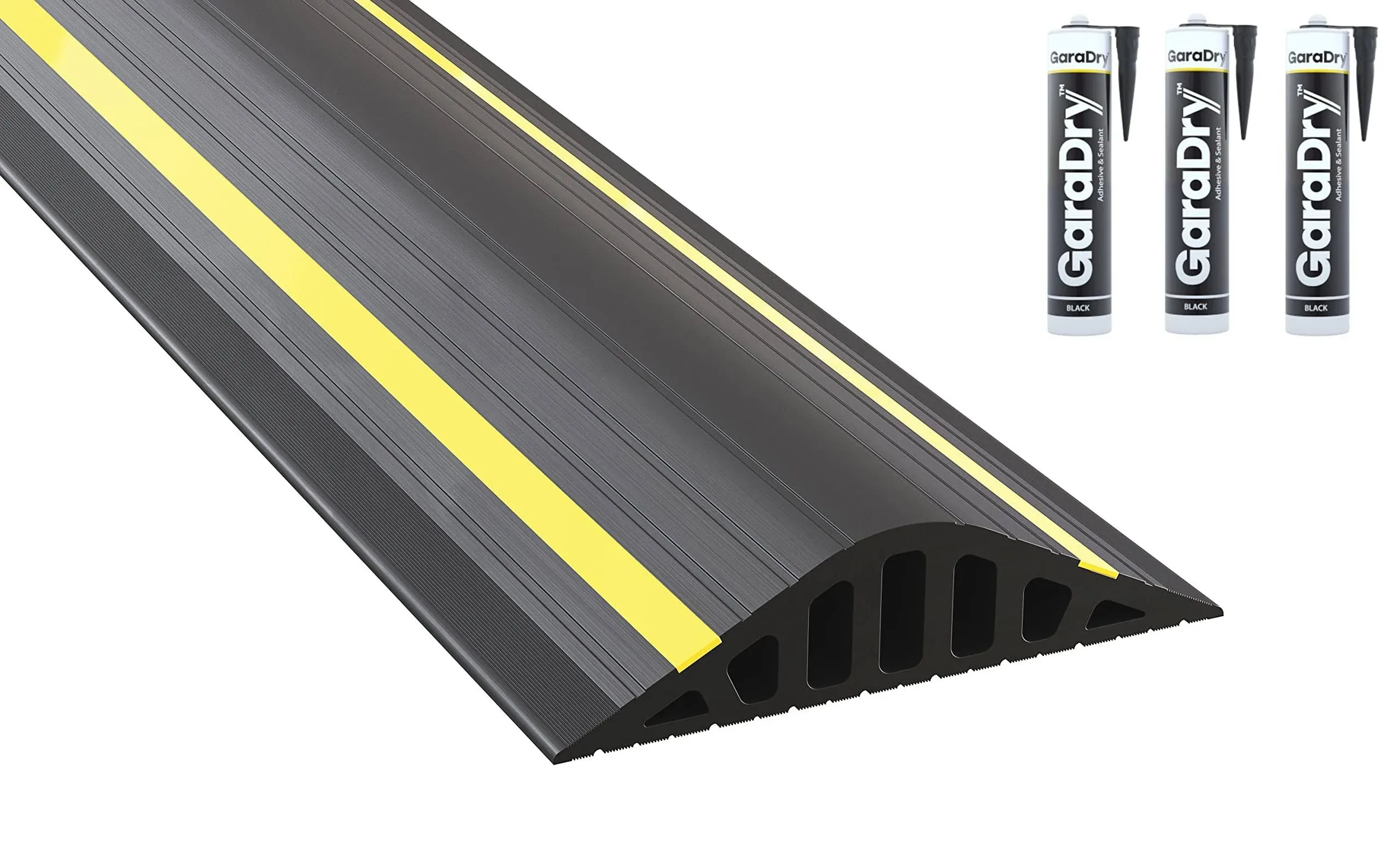 GaraDry 'Garadam' 2" High Garage Door Flood Barrier Threshold Kit