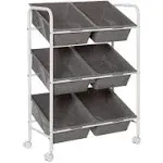 Honey-Can-Do 6-Bin Rolling Storage or Craft Cart