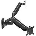 MOUNT PRO Dual Monitor Wall Mount for 13 to 32 Inch Computer Screens, Gas... New