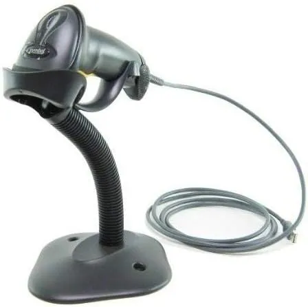 Symbol LS2208 Digital Handheld Barcode Scanner with Stand and USB Cable, Black