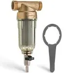 WSP-50 Reusable Spin down Sediment Water Filter 20 GPM 1 In. MNPT 3/4 In. FNPT