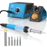 Tilswall Soldering Station, 65W Solder Station Welding Iron Kit with Smart Te...