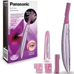 Panasonic Women’s Facial Hair Remover and Eyebrow Trimmer with Pivoting Head, Includes 2 Gentle Blades for Brow and Face and 2 Eyebrow Trim Attachments, Battery-Operated – ES2113PC