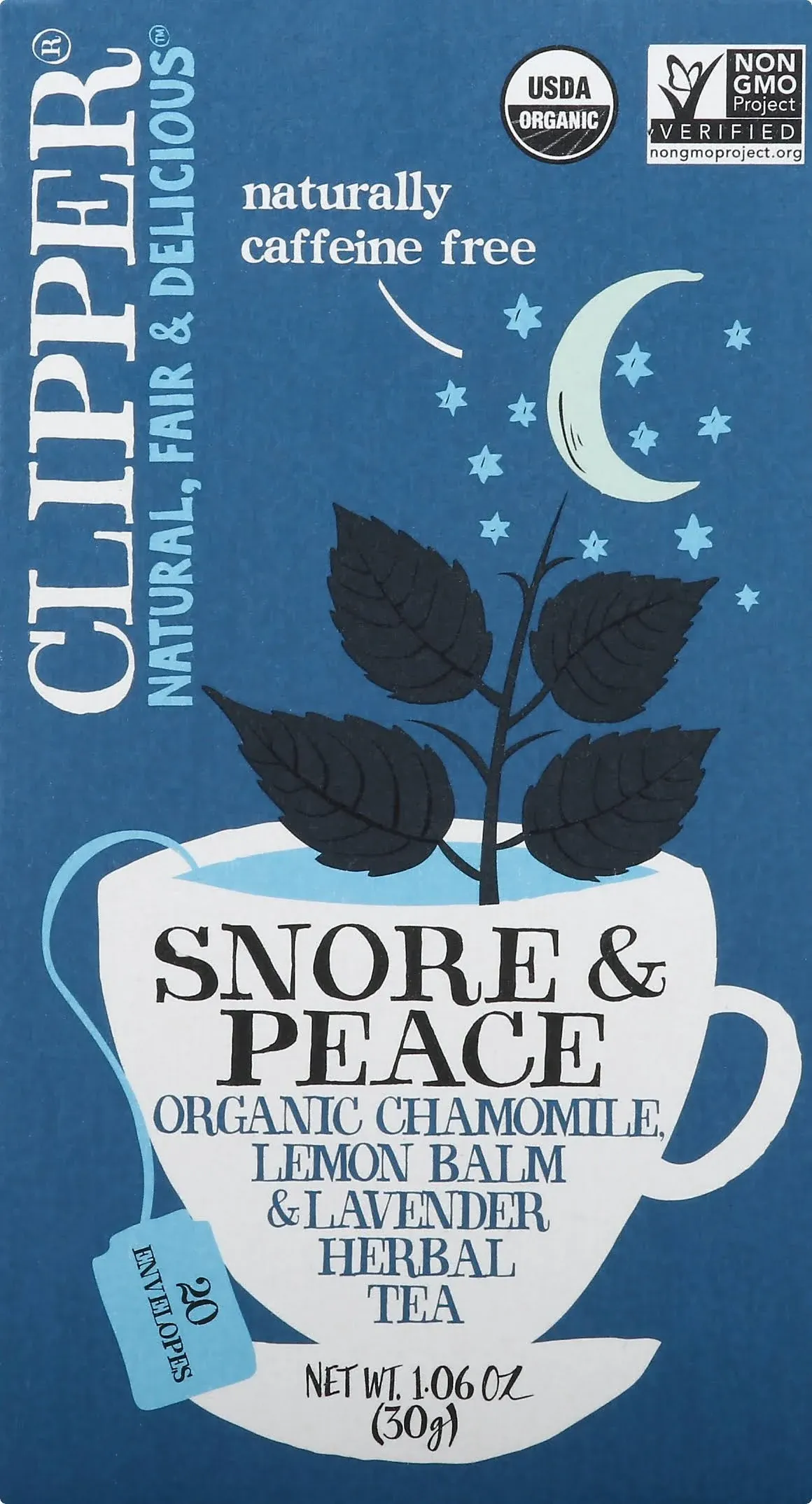 Clipper Herbal Tea, Snore & Peace, Organic, Envelope - 20 envelopes, 1.06 oz