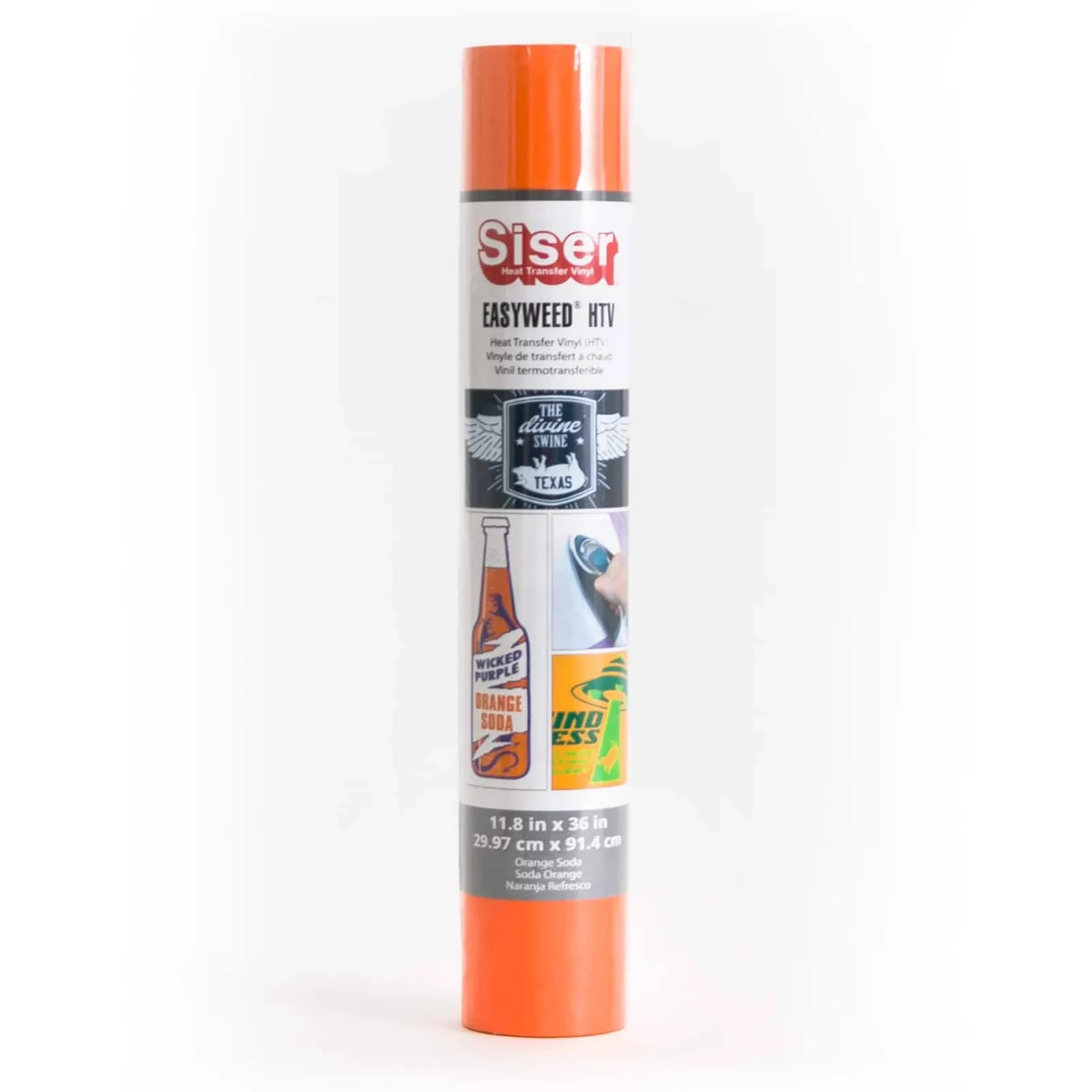 Siser EasyWeed HTV Vinyl 11.8&#034;X36&#034; Roll-Orange Soda