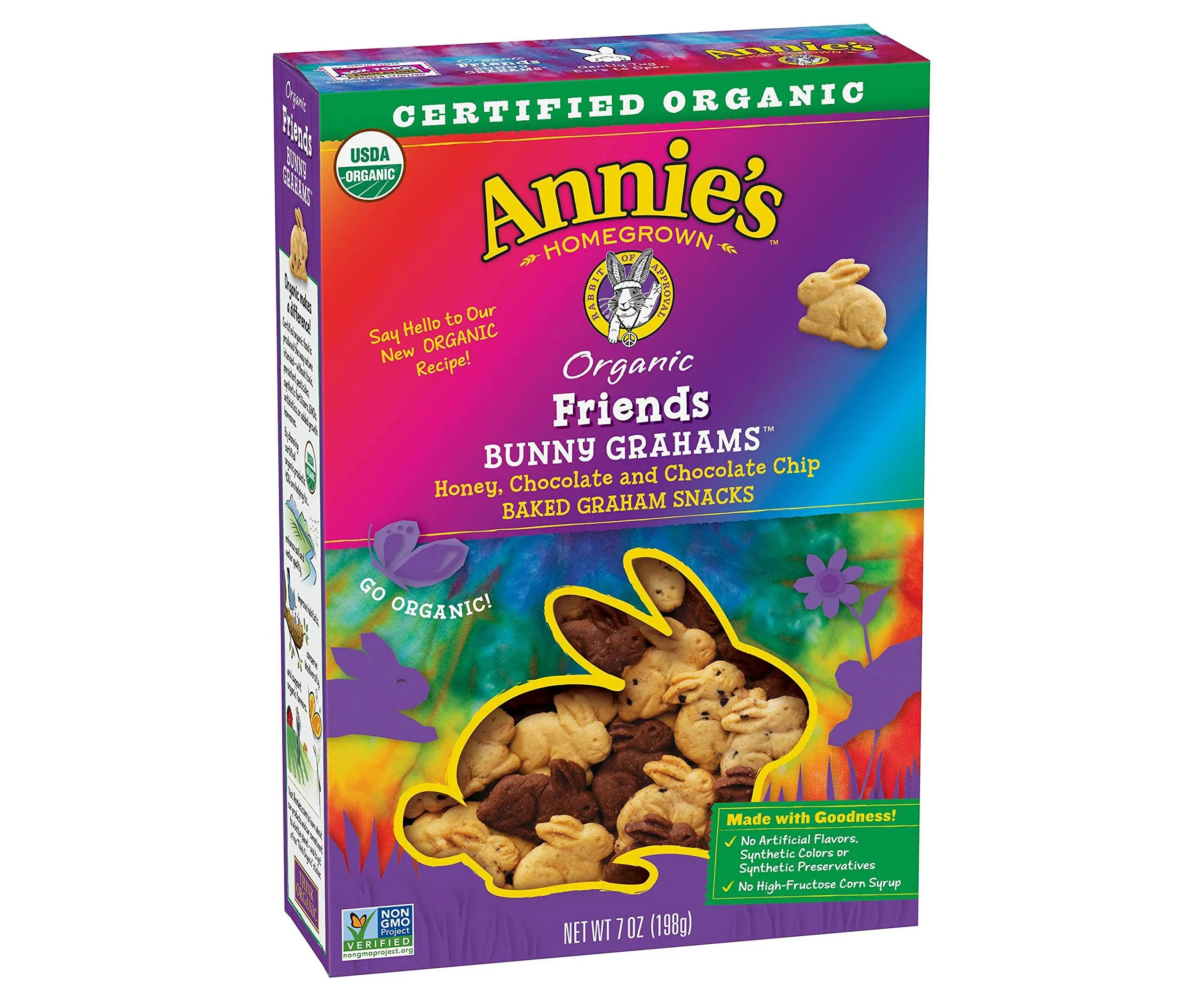 Annie's Organic Friends Bunny Grahams 7oz, Pack of 1