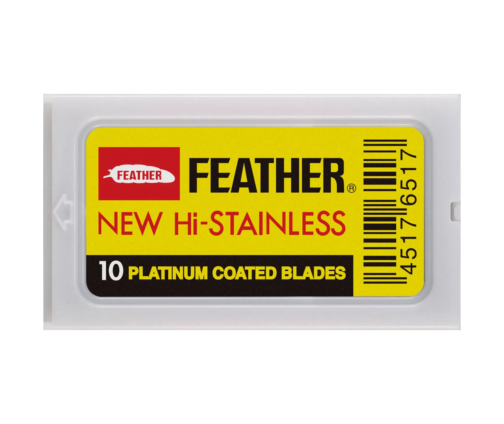 Feather Hi Stainless Double Edge 10 Blades