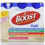 Boost Plus Nutritional Drink Creamy Strawberry