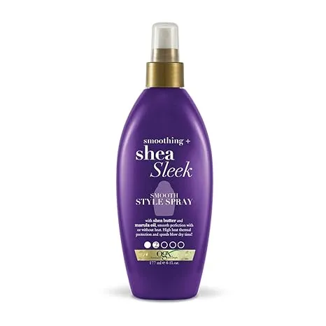 OGX Smooth Style Spray, Smoothing + Shea Sleek - 6 fl oz