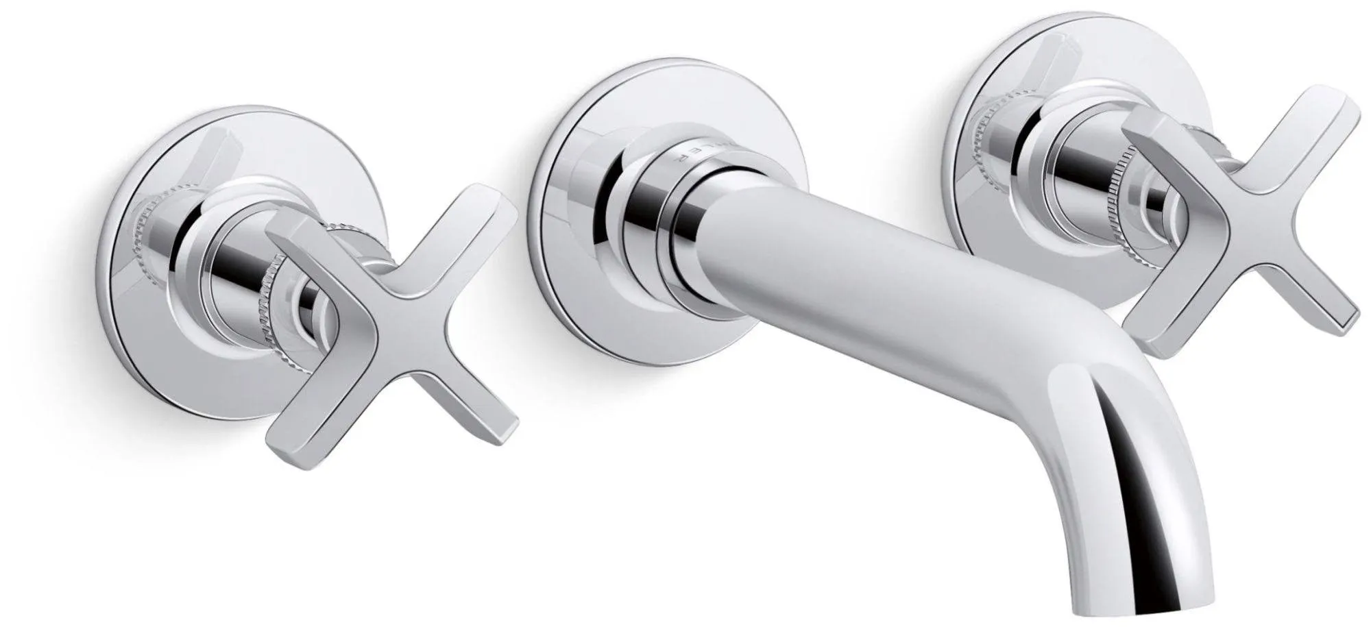 Castia by Studio McGee Wall-Mount Bath Faucet Trim Polished Chrome