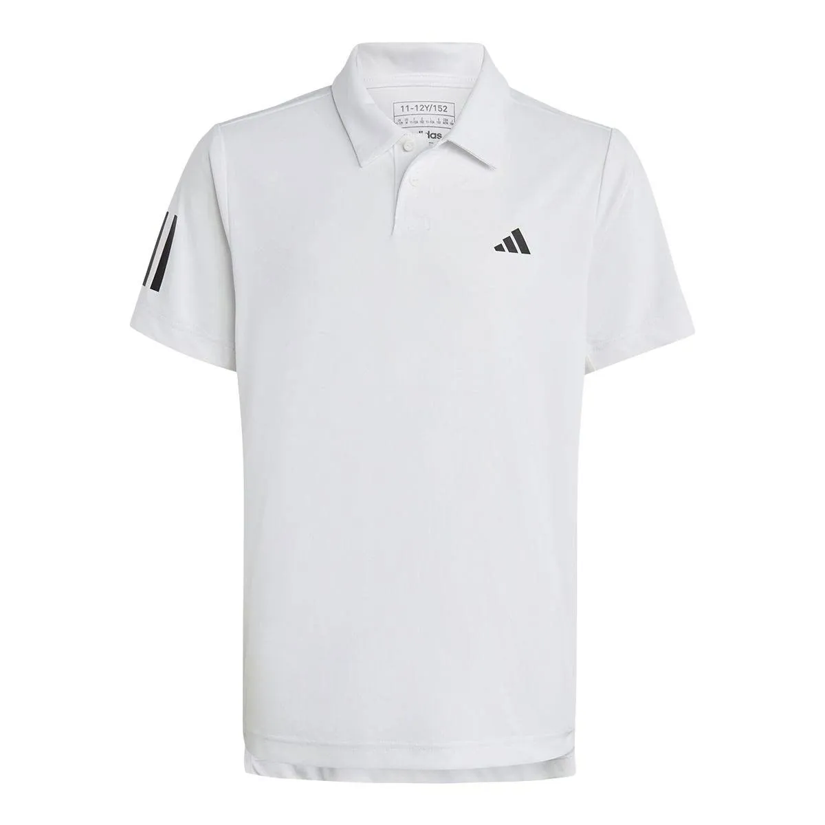 Adidas Club Tennis 3-Stripes Polo Shirt - Youth M White