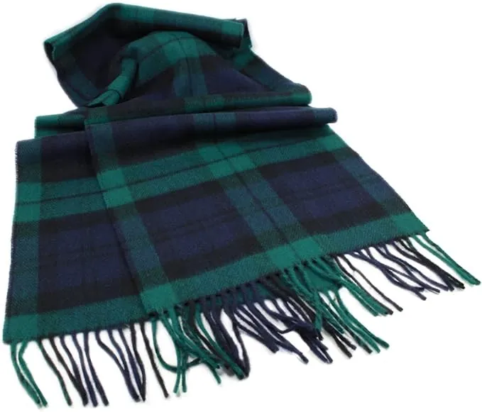 Lambswool Irish Tartan Plaid Scarf