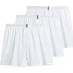 Jockey Men's 3-Pack Classic Full Cut Woven Boxers - White - Size M