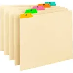 Smead Recycled Top Tab File Guides Alpha 1/5 Tab Pressboard Letter 25/Set