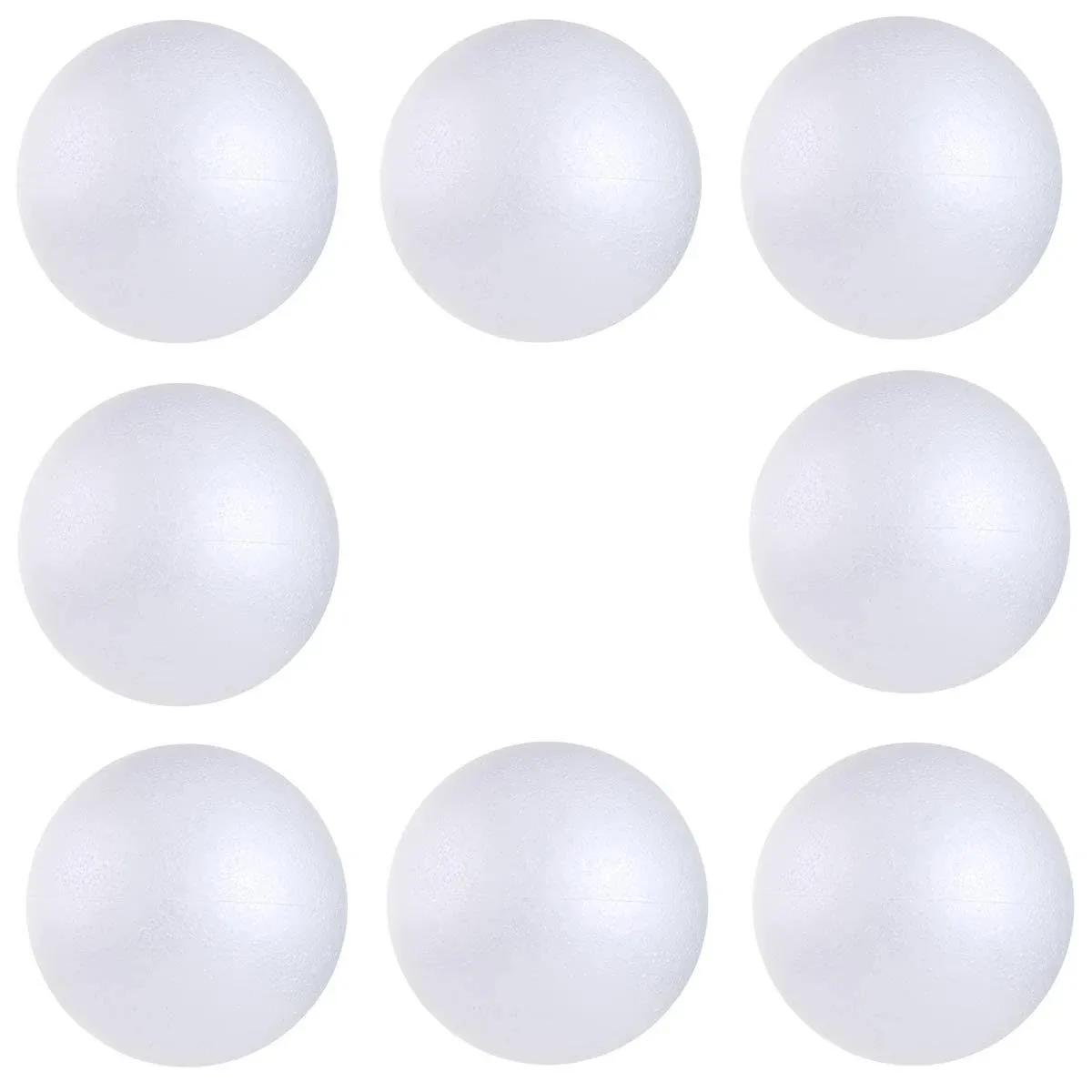 LOMIMOS 6pcs 6 Inch White Foam Balls