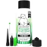 Bearly Art Precision Craft Glue - The Mini - 2fl oz with Tip Kit - Dries Clear -