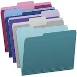 Pendaflex Two Tone Color File Folders