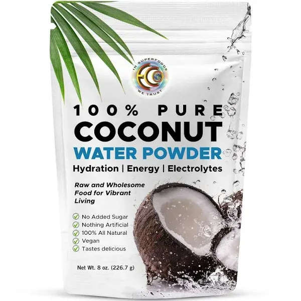 Earth Circle Organics Coconut Water, Powder - 8 oz